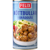 Köttbullar i gräddsås 560g Felix.
