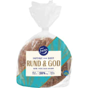 Rund & god Original Rågbröd 390g Fazer.