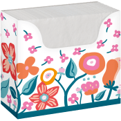 Servettbox Vibrant Bloom 75st Duni.