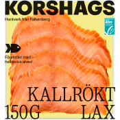 Laxfilé Färsk Kallrökt 150g Miljömärkt Korshags.