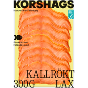 Laxfilé Färsk Kallrökt 300g Miljömärkt Korshags.