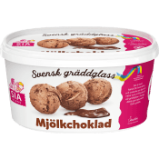 Gräddglass Mjölkchoklad 1,5l SIA Glass.