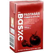 Pastasås med vitlök 500g ICA Basic.