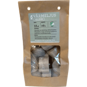 Värmeljus grå 15p plastkopp ICA.