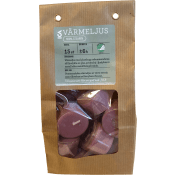 Värmeljus rosa 15p plastkopp ICA.