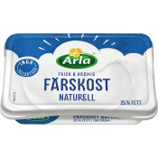 Färskost Naturell 25% 150g Arla.
