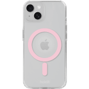 Skal iPhone 15/14/13 Rosa Transp.