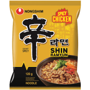 Nudlar Spicy Chicken 120g Nongshim.