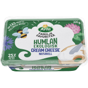 Färskost Naturell Familjefavoriter Humlan Ekologisk 300g Arla®.