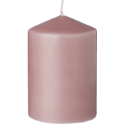 Blockljus dusty pink 10cm.