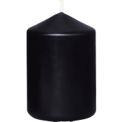 Blockljus svart H10cm.