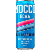 Energidryck Blue Raspberry 33cl Nocco.