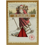 Julgransljus röd 20p.