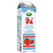 Lättfil Jordgubb 0,5% 1kg Arla Ko.