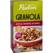 Granola Kanel mandel & äpple 450g Paulúns.