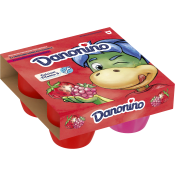 Fruktkvarg XXL Jordgubb Hallon 4-p 380g Danonino.