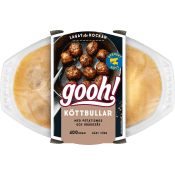 Köttbullar med Potatismos och Gräddsås 400g Gooh.