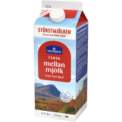 Mellanmjölk 1,5% 1,75l Norrmejerier.