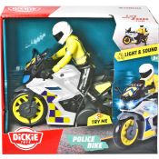 Polismotorcykel 17cm Dickie Toys.