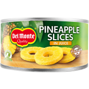 Ananasskivor i juice 220g Del Monte.
