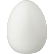 Keramikägg 8 cm vit Nordic Season.