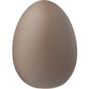 Keramikägg 6cm brun Nordic Season.