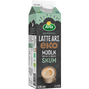 Mjölk Latte Art Ekologisk 0,9% 1l Arla®.
