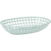 Brödkorg/serveringskorg plast Grön ICA.