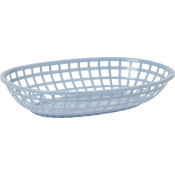 Brödkorg/serveringskorg plast Blå ICA.