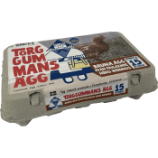 Ägg Bruna 15-pack Torggummans Ägg.