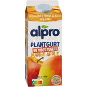 Plantgurt Mango Äpple osötad Laktosfri 2,2% 750g Alpro.