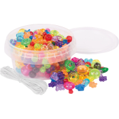 Pärlor transparenta 180st Playbox.