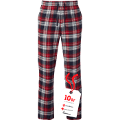 Flanellbyxa blå/röd S mywear.