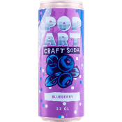 Läsk Pop Art Blueberry 330ml Hammars Bryggeri.