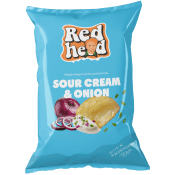 Chips Sour Cream & Onion 150g Redhead.