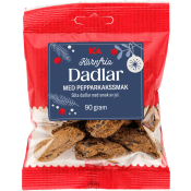 Dadlar med Pepparkakssmak kärnfria 90g ICA.