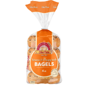 Bagels Sesam och Vallmofrön 300g Liba Bröd.