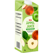 Äppeljuice 1l ICA.