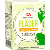 Måltidsdryck Fläder 2dl ICA.