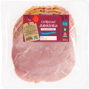Julskinka Griljerad Skivad Extra Tjocka Skivor Glutenfri 250g ICA.