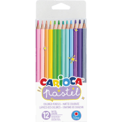Träfärgpennor Pastell 12-p Carioca.