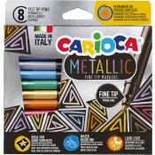 Fineliner Metallic 8-p Carioca.