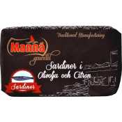 Sardiner I Olivolja Med Citron 120g Manná.