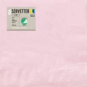 Servett Ljusrosa 40cm 50-p ICA.