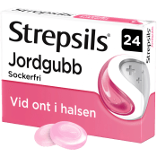 Strepsils Jordgubb Sugtablett 24-p.