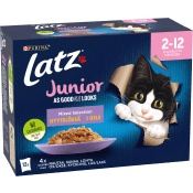 Kattmat AGAIL Junior Mixed Selection i géle 12-p Latz.