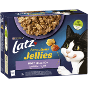 Kattmat Sensations Jellies Mix Selection i géle 12-p 1020g Latz.