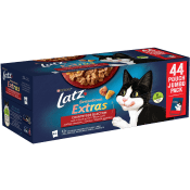 Kattmat Sensations Extras Countrys Selection i gelé 44-p 3,74kg Latz.