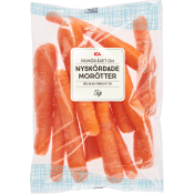 Morötter nyskördade 1kg Klass 1 ICA.
