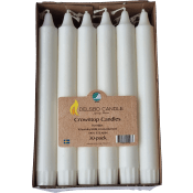 Kronljus vit 30p Delsbo Candle.